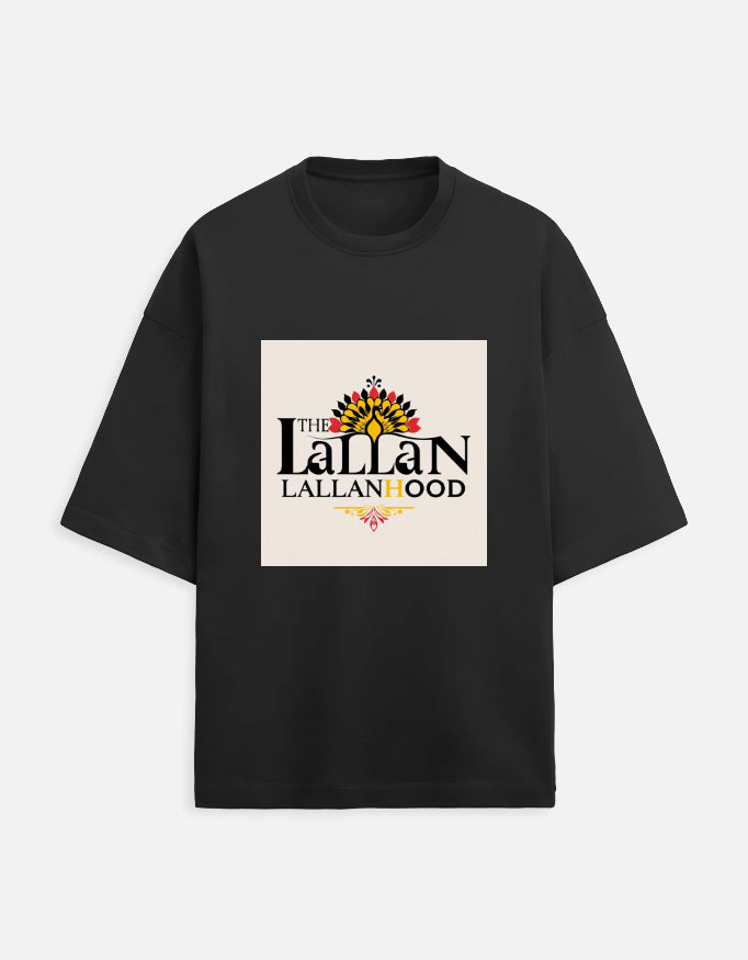 Lallanhood Premium Terry Oversized T-shirt – Unisex Fit 100% cotton ” ✅