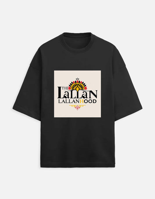 Lallanhood Premium Terry Oversized T-shirt – Unisex Fit 100% cotton ” ✅