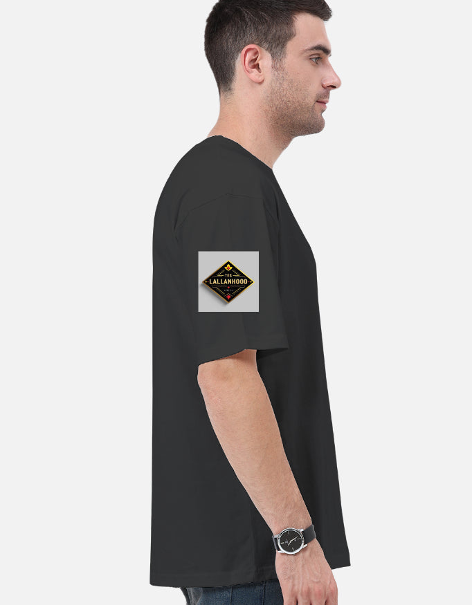 Lallanhood Premium Terry Oversized T-shirt – Unisex Fit 100% cotton ” ✅